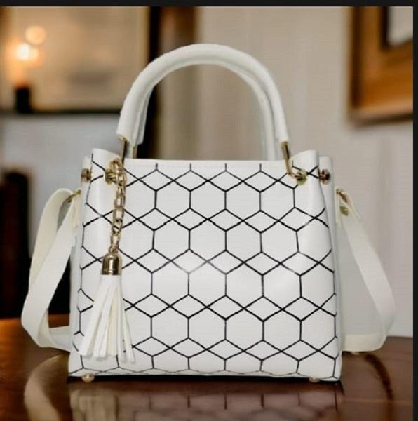 Women's PU Leather Printed Shoulder Bag β Multi Colors (Black, Blue, Maroon, White, Mustard)