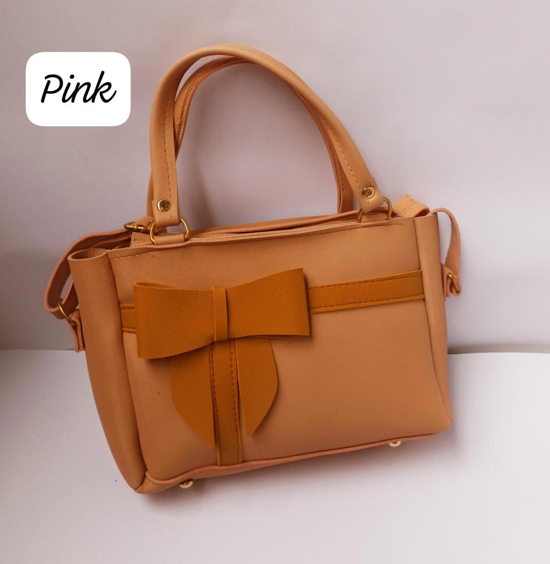 Women's Plain PU Leather Handbag β Top Handle Style (8 Colors)