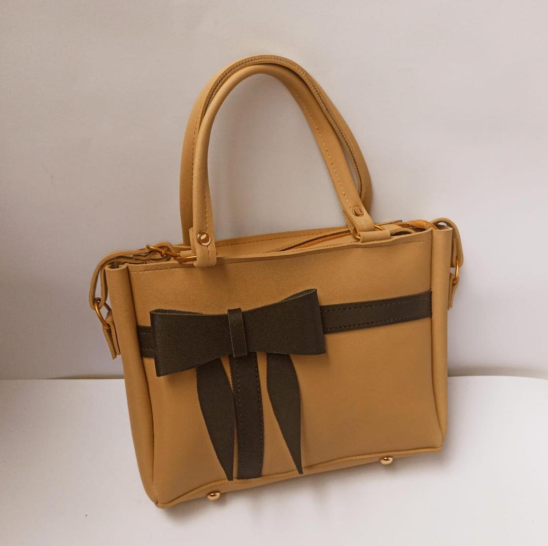 Women's Plain PU Leather Handbag β Top Handle Style (8 Colors)