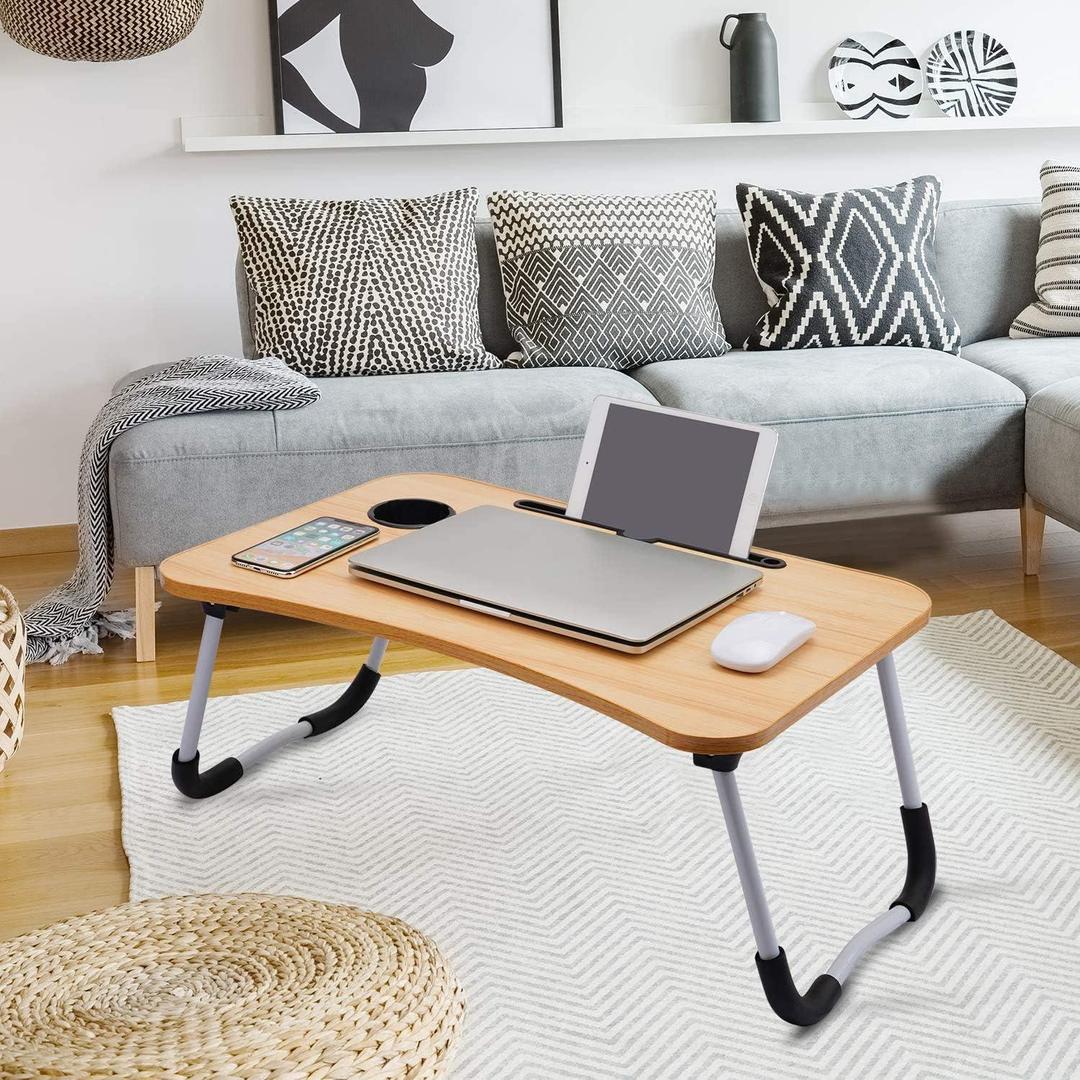 Adjustable Foldable Laptop Table – Portable & Ergonomic Desk for Home & Office