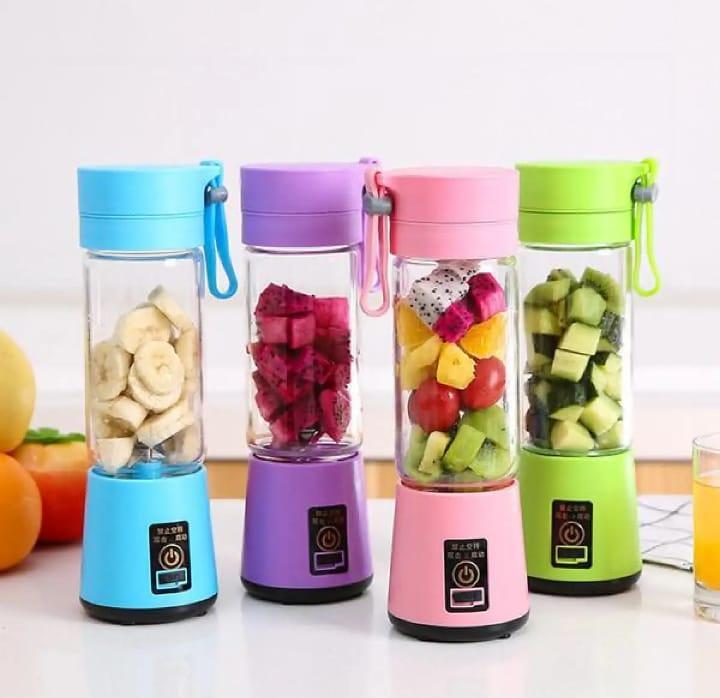 6 Blade Electric Juicer Machine – Portable & Powerful Citrus Blender