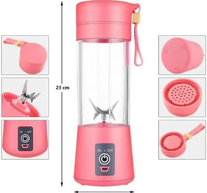 6 Blade Electric Juicer Machine – Portable & Powerful Citrus Blender
