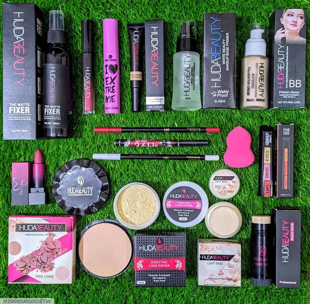 16-in-1 Complete Makeup Kit for Women – Foundation, Primer, Lipsticks, Concealer & More